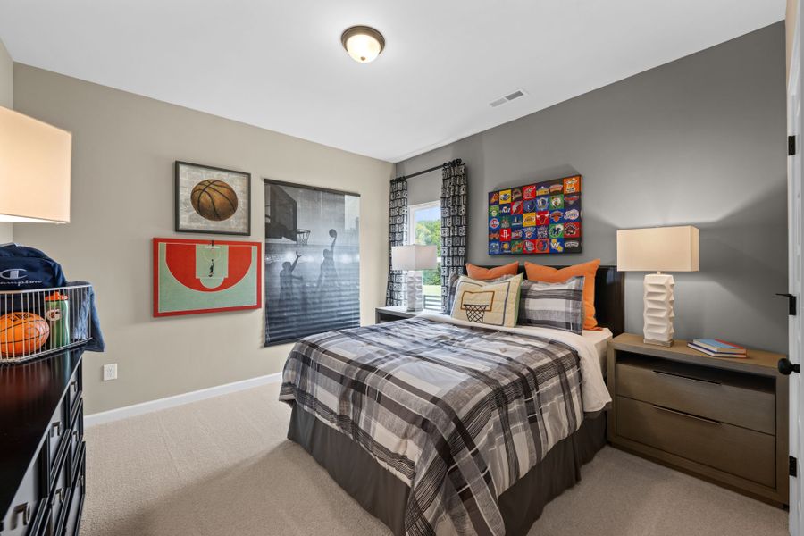 Furnished interior view inside a new home in Upton Landing, Cleveland (Image 17).