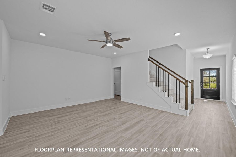 Spacious, unfurnished interior of a new home in Marvida, Cypress (Image 22). Spacious, unfurnished interior of a new home in Marvida, Cypress (Image 22).