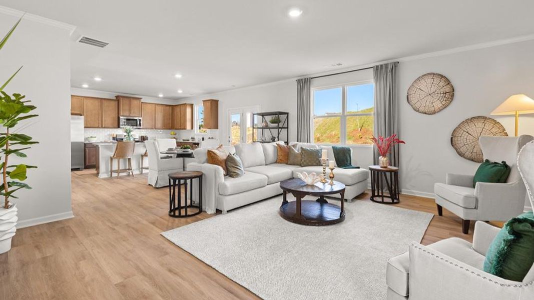 Furnished interior view inside a new home in Northwoods at Mirror Lake, Villa Rica (Image 32). Furnished interior view inside a new home in Northwoods at Mirror Lake, Villa Rica (Image 32).