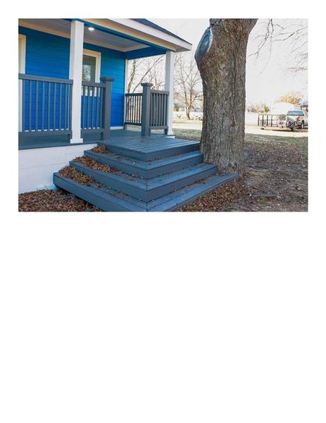 Exterior details and patio area of a home in , Howe (Image 22). Exterior details and patio area of a home in , Howe (Image 22).