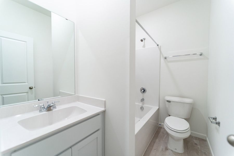 Furnished interior view inside a new home in Stonehenge, Manchester (Image 9). Furnished interior view inside a new home in Stonehenge, Manchester (Image 9).