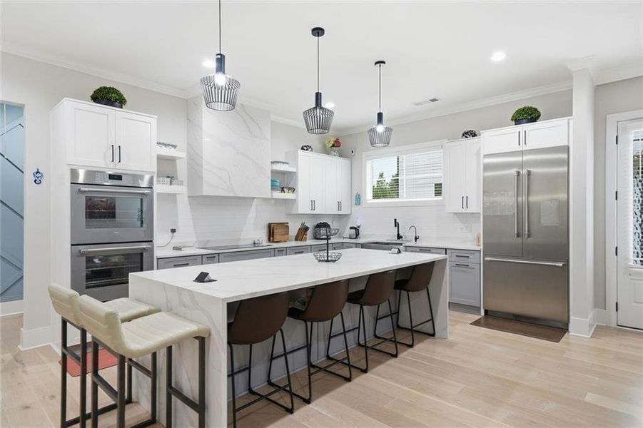Furnished interior view inside a new home in , Alpharetta (Image 30).