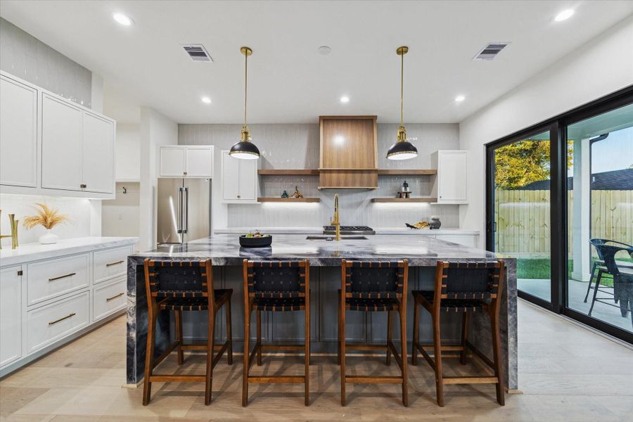 Furnished interior view inside a new home in , Houston (Image 9).
