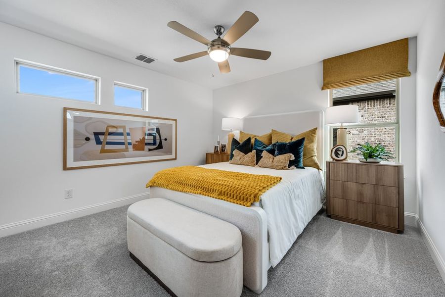 Furnished interior view inside a new home in South Oak, Lakewood Village (Image 6).