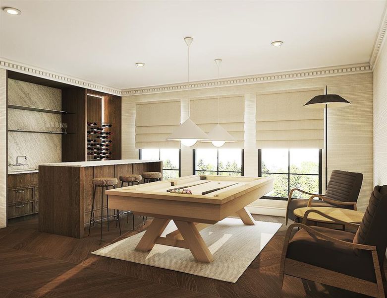 Furnished interior view inside a new home in , Dallas (Image 5).