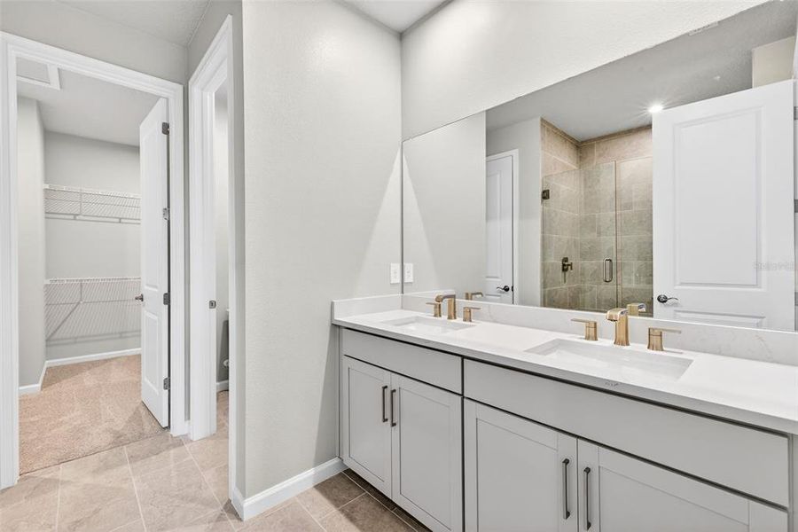 Furnished interior view inside a new home in Wellen Park, Venice (Image 7).