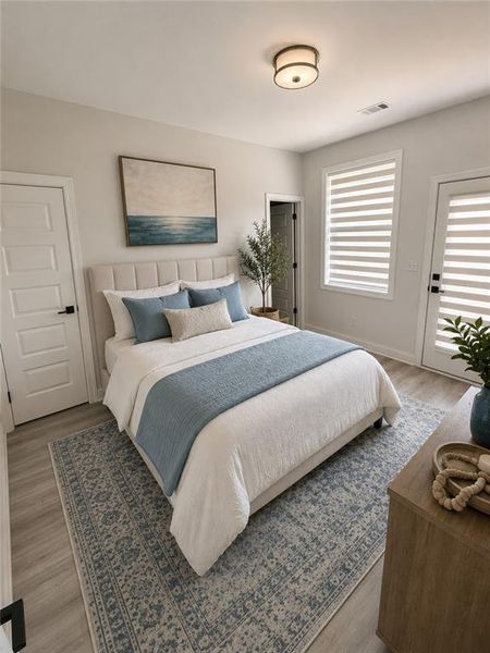 Furnished interior view inside a new home in , Cumming (Image 9). Furnished interior view inside a new home in , Cumming (Image 9).