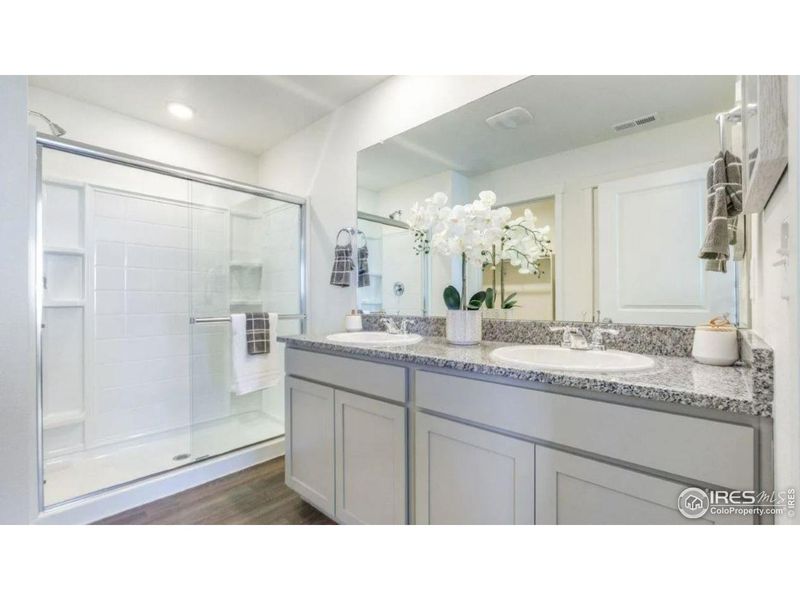 Furnished interior view inside a new home in Fossil Creek Ranch, Windsor (Image 11).