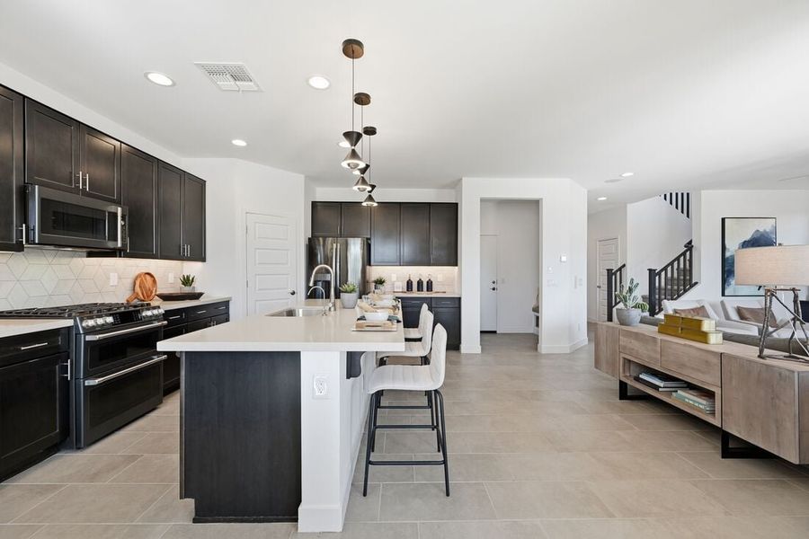 Representative furnished interior of a home built from the Paisley by Taylor Morrison in La Mira Discovery Collection, Mesa (Image 13). Representative furnished interior of a home built from the Paisley by Taylor Morrison in La Mira Discovery Collection, Mesa (Image 13).