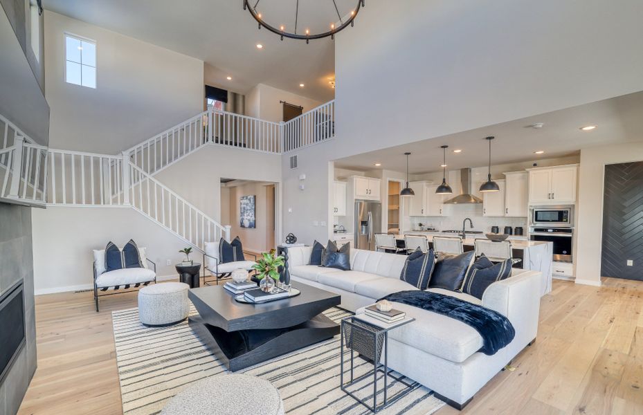 Furnished interior view inside a new home in Sterling Ranch, Littleton (Image 11).