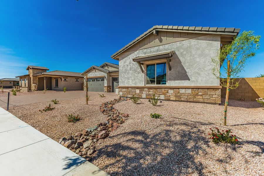 Exterior details and patio area of a home in Bellero Estates, Queen Creek (Image 3).
