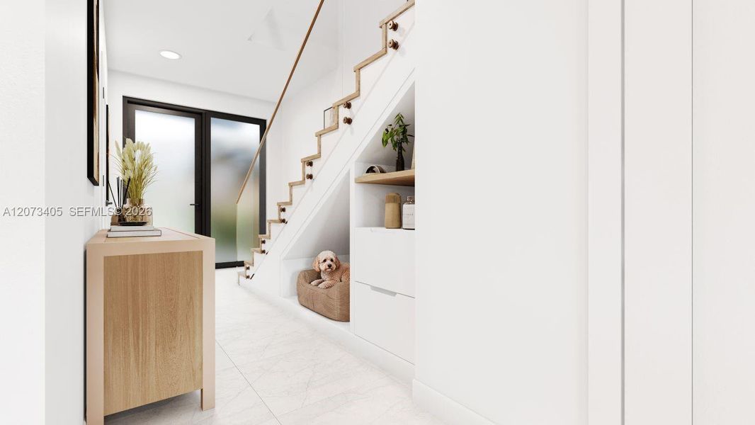 Furnished interior view inside a new home in , Miami Shores (Image 14).