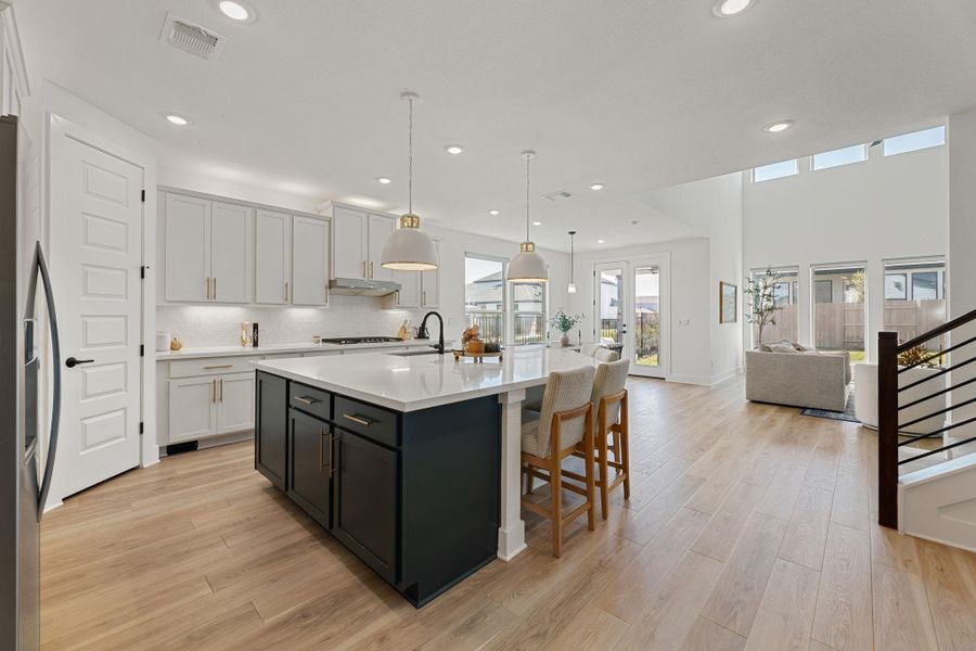 Furnished interior view inside a new home in , Austin (Image 12). Furnished interior view inside a new home in , Austin (Image 12).