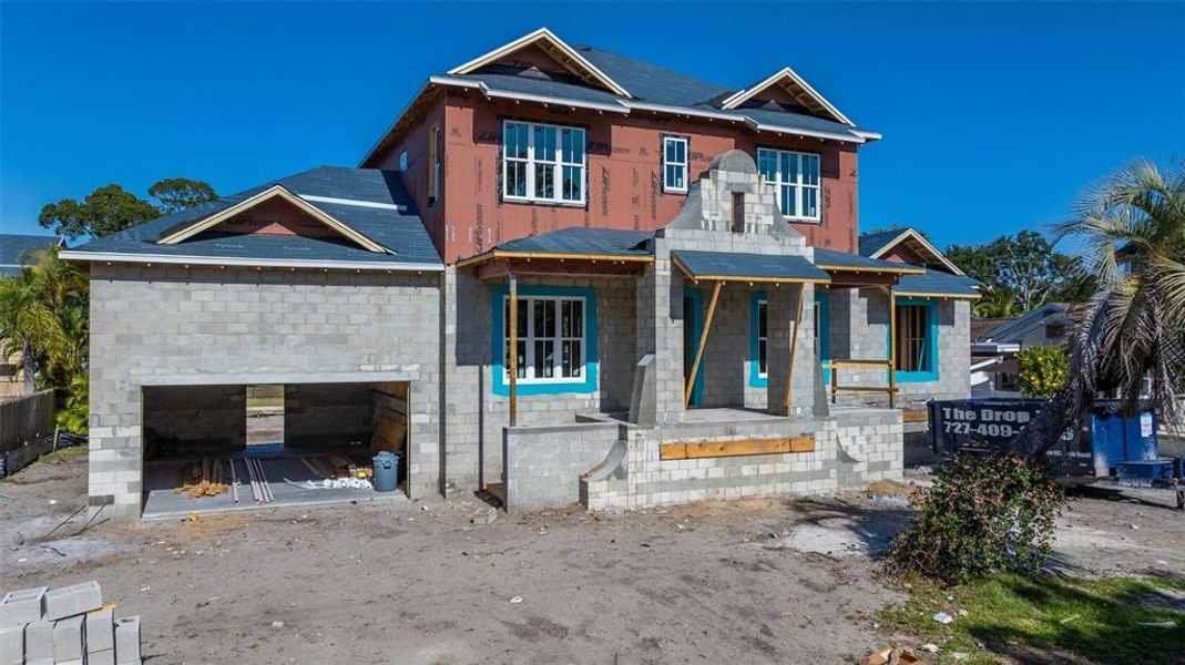 In-progress construction of a new home in , St. Petersburg, FL (Image 7).