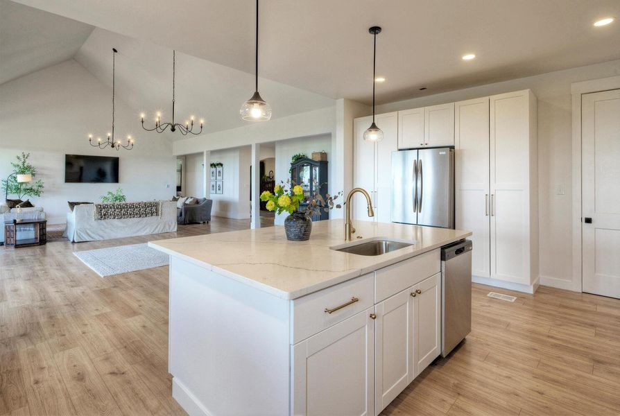 Furnished interior view inside a new home in , Elgin (Image 6).