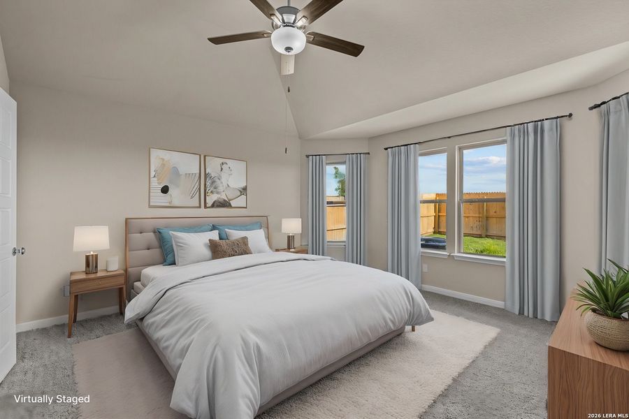 Furnished interior view inside a new home in Winding Brook, San Antonio (Image 11).
