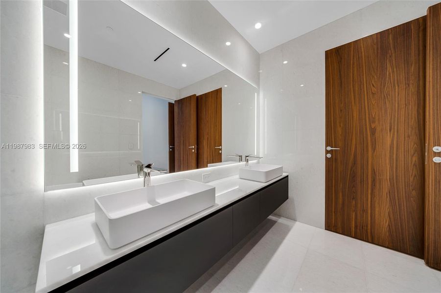 Furnished interior view inside a new home in , Miami (Image 15).