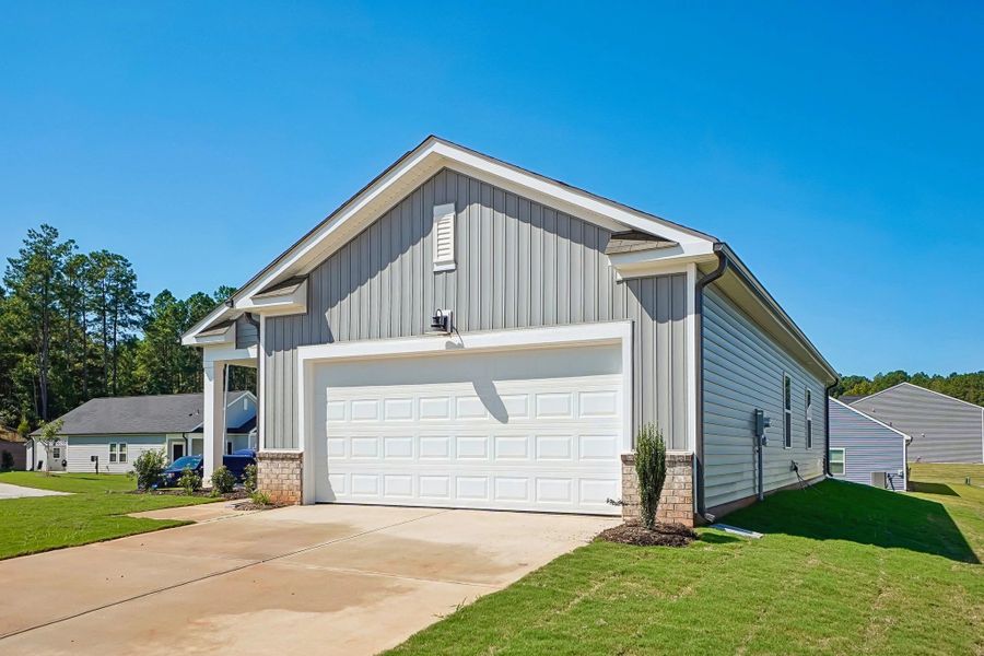 Exterior  -Tones and clean lines feel quietly inviting.