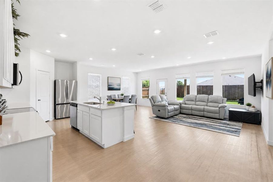 Furnished interior view inside a new home in Bridgewater, Princeton (Image 6). Furnished interior view inside a new home in Bridgewater, Princeton (Image 6).