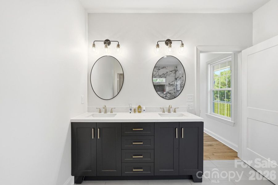 Furnished interior view inside a new home in , Monroe (Image 12).