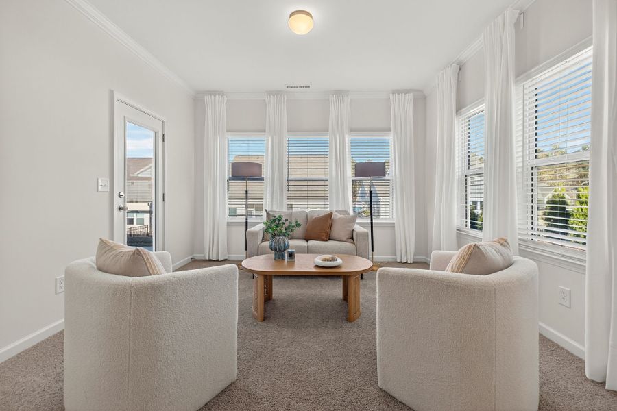 Furnished interior view inside a new home in Edgewater - The Links, Lancaster (Image 24).