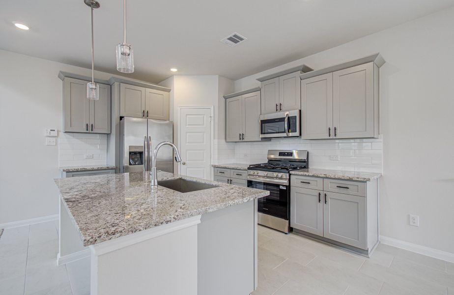 Furnished interior view inside a new home in Aldine Pines, Houston (Image 6).