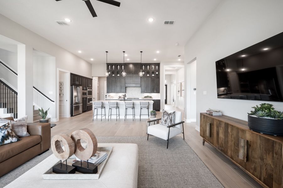Representative furnished interior of a home built from the Fulbright by Tri Pointe Homes in Vale Collection At Evergrove, Richmond (Image 15).