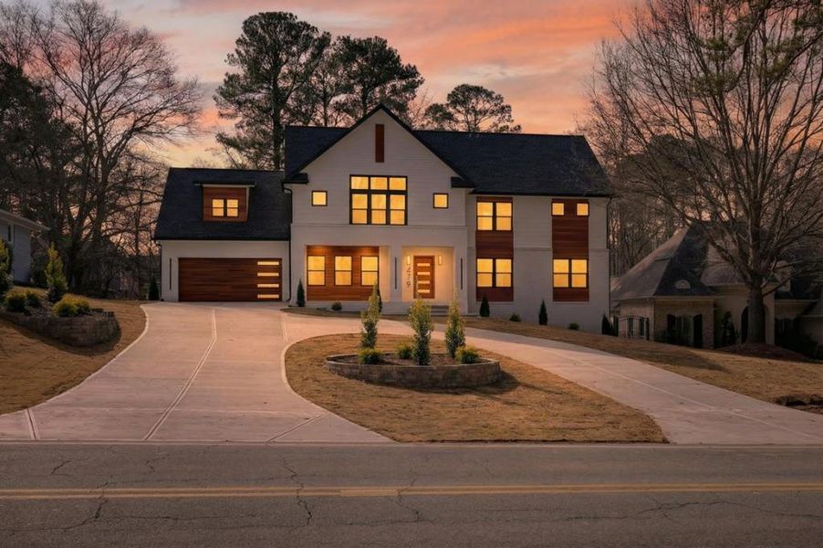 Front exterior of a new home in , Norcross, GA, highlighting curb appeal (Image 26).