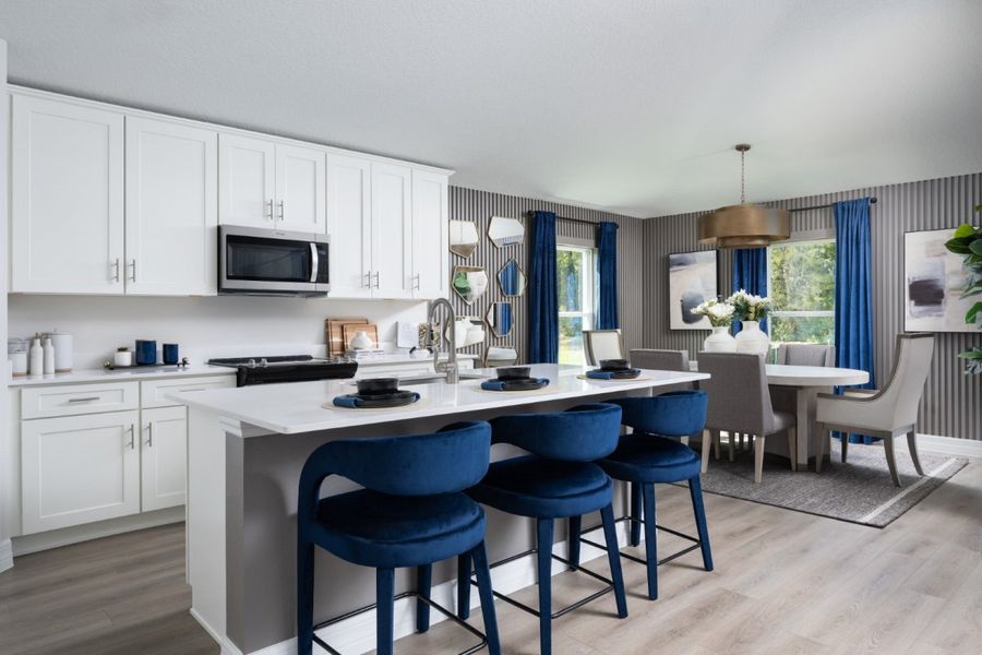 Furnished interior view inside a new home in Cherrywood Preserve, Ocala (Image 5).