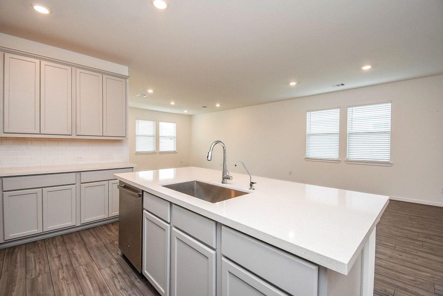 Furnished interior view inside a new home in Mason Woods, Cypress (Image 14).
