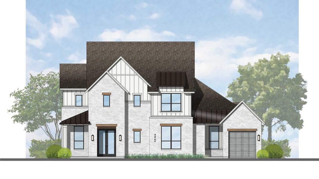 Representative rendering of the exterior for the Siena by Highland Homes (Image 7). Representative rendering of the exterior for the Siena by Highland Homes (Image 7).