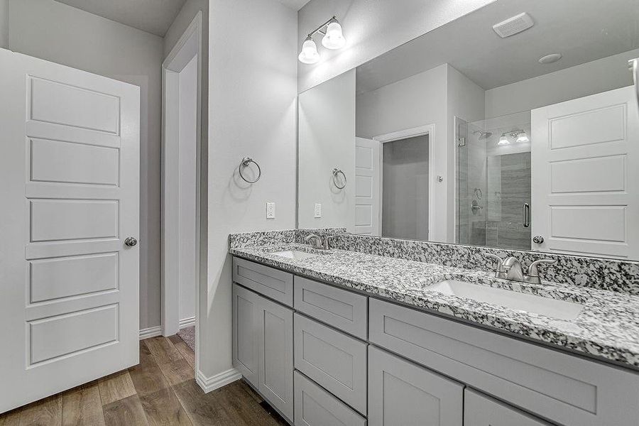 Furnished interior view inside a new home in , Azle (Image 5). Furnished interior view inside a new home in , Azle (Image 5).