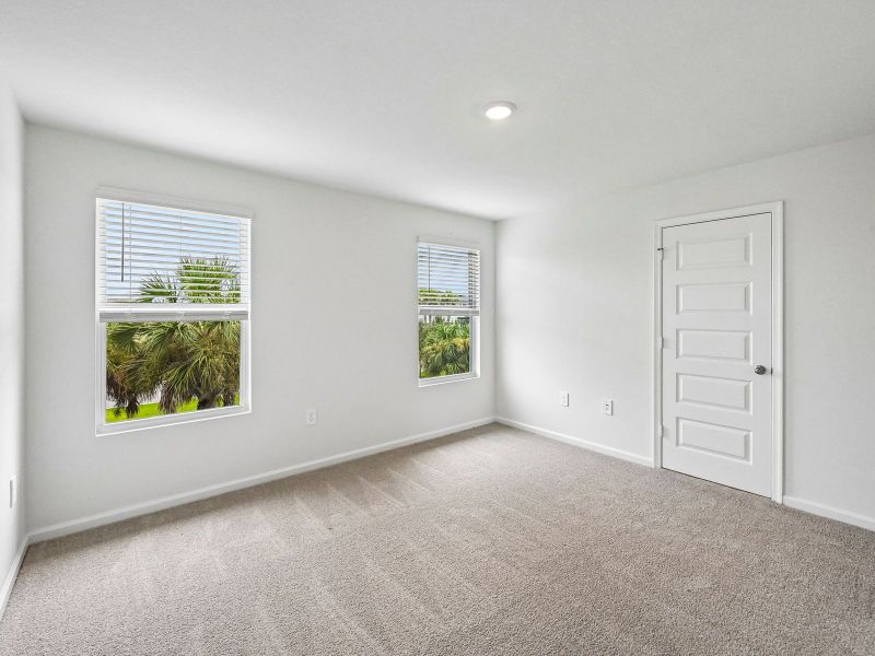 Spacious, unfurnished interior of a new home in Meritage Homes at Central Park, Port St. Lucie (Image 17). Spacious, unfurnished interior of a new home in Meritage Homes at Central Park, Port St. Lucie (Image 17).