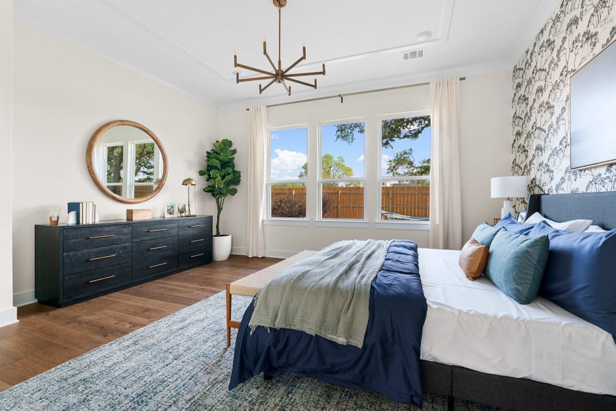 Furnished interior view inside a new home in Heritage, Dripping Springs (Image 36). Furnished interior view inside a new home in Heritage, Dripping Springs (Image 36).