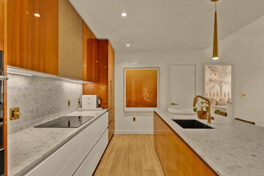 Furnished interior view inside a new home in , Miami (Image 18). Furnished interior view inside a new home in , Miami (Image 18).