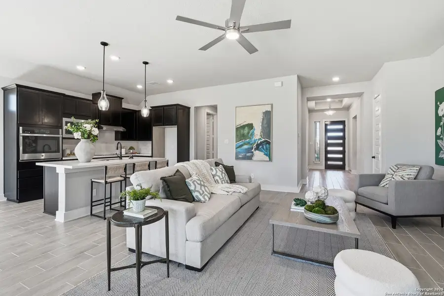 Furnished interior view inside a new home in Alsatian Oaks, Castroville (Image 12).