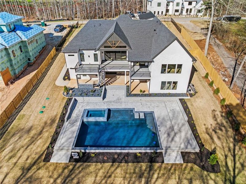 Exterior details and patio area of a home in , Flowery Branch (Image 30). Exterior details and patio area of a home in , Flowery Branch (Image 30).