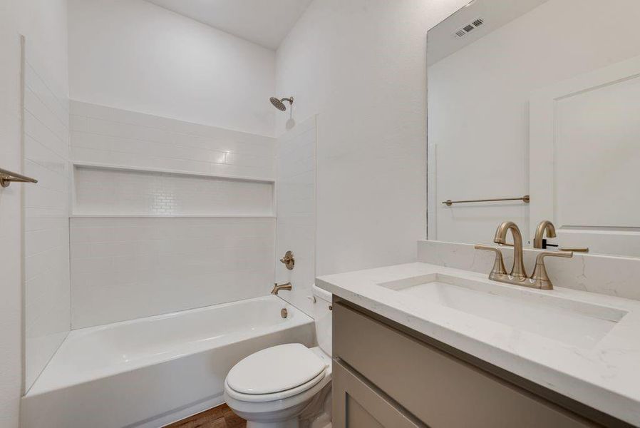 Furnished interior view inside a new home in , Bonham (Image 8).