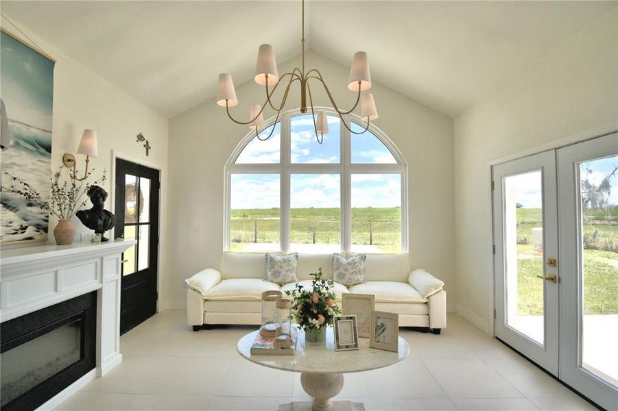 Furnished interior view inside a new home in , Polk City (Image 11).