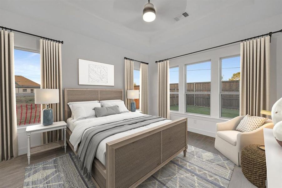Furnished interior view inside a new home in Sterling Greene, Arlington (Image 17).