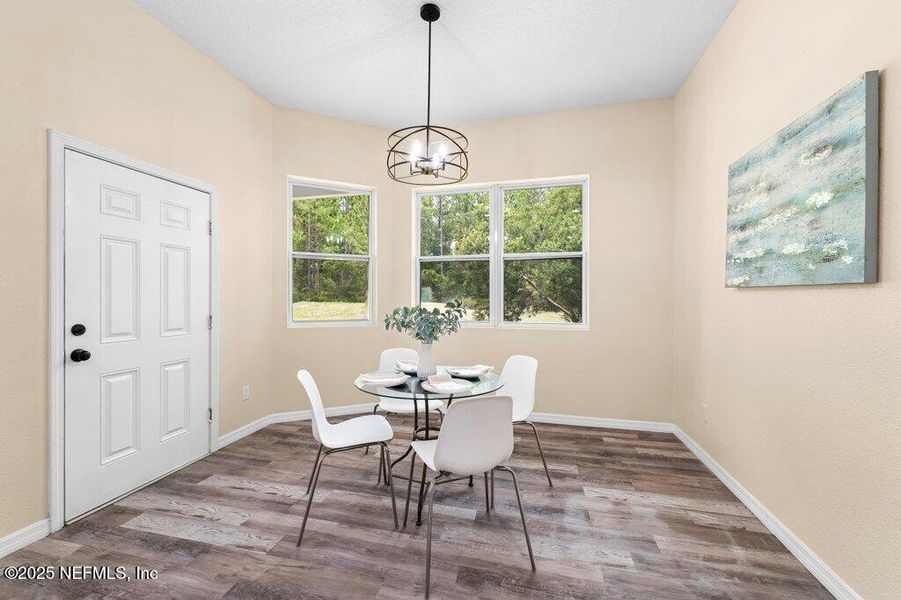 Furnished interior view inside a new home in , Jacksonville (Image 36).