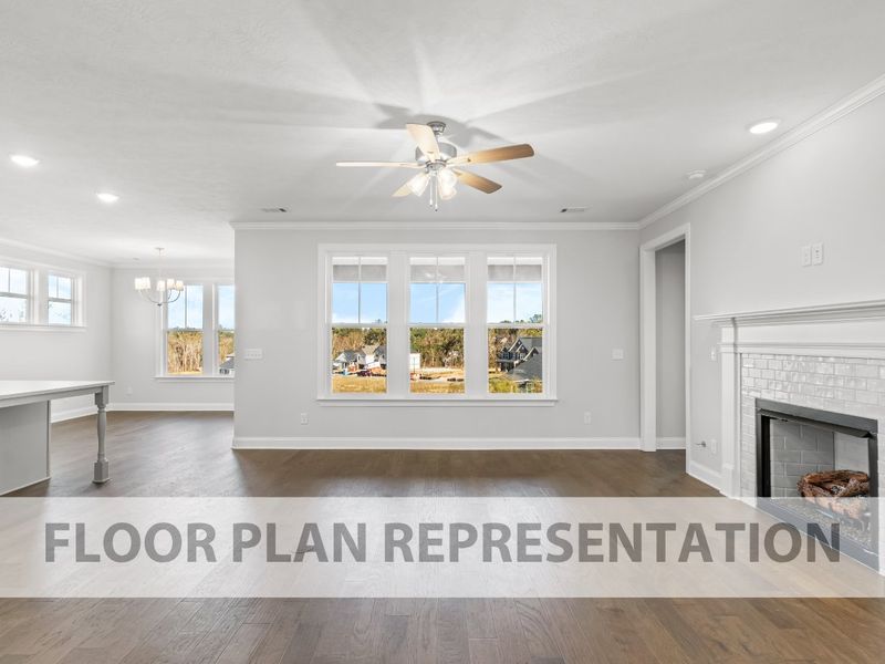 Living Room | Henley Plan by Ivey Homes