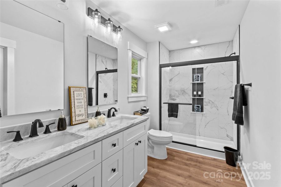 Two large Baths. This is main bath suite.