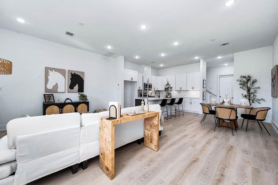 Furnished interior view inside a new home in , Houston (Image 15).