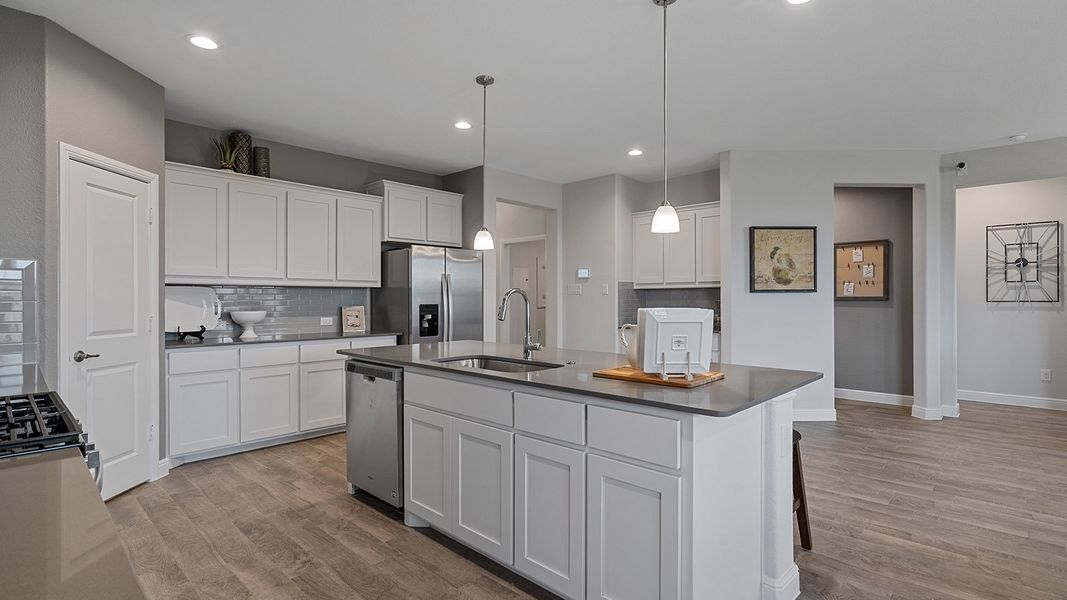 Furnished interior view inside a new home in Morningstar, Aledo (Image 11).
