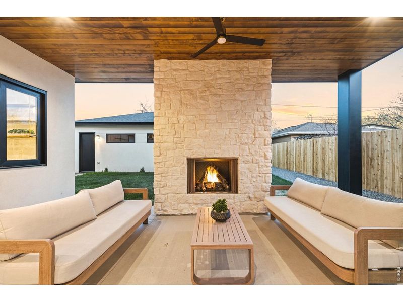 Exterior details and patio area of a home in , Denver (Image 32).