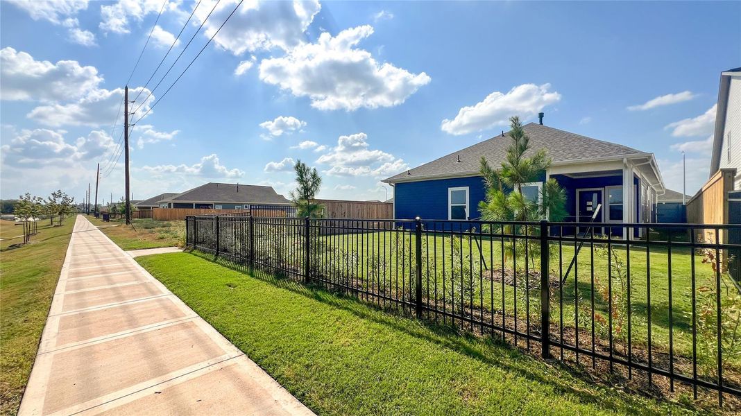 Rear Yard leads to Walking Trails Rear Yard leads to Walking Trails