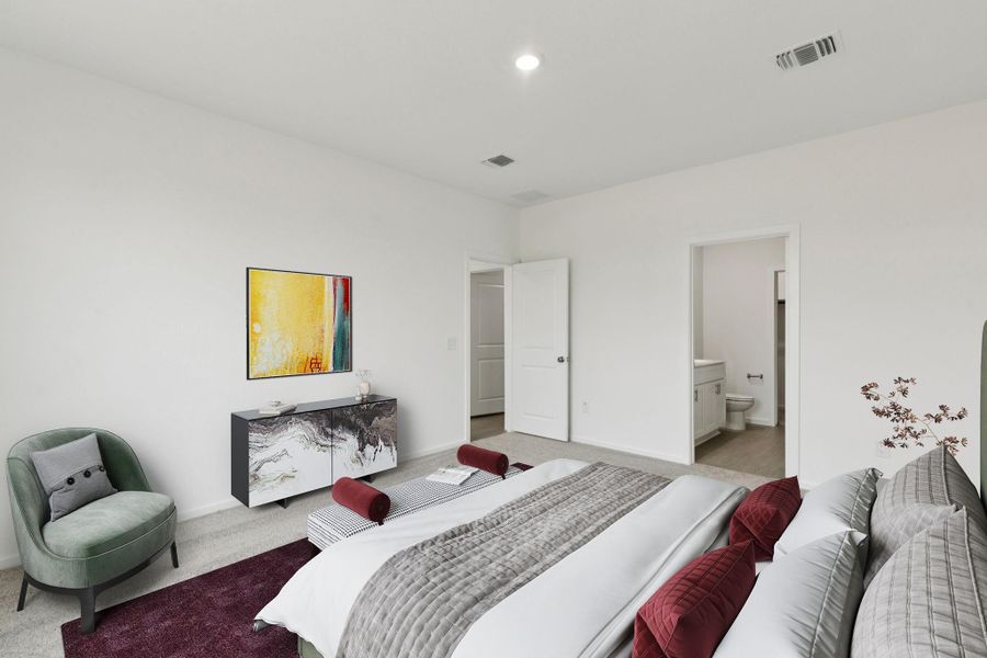 Furnished interior view inside a new home in Windcress, Cove (Image 6).