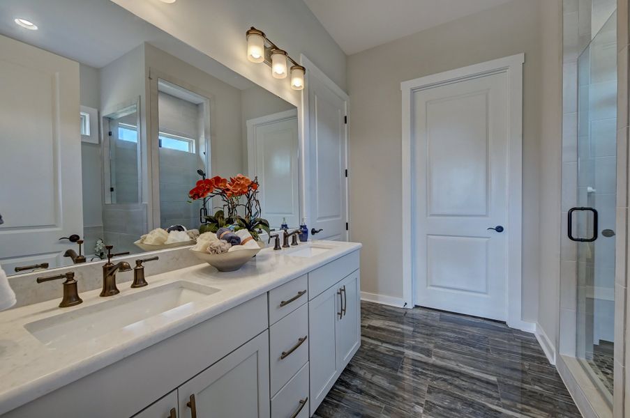 Representative furnished interior of a home built from the Laney by Taylor Morrison in River Falls, Tega Cay (Image 19).