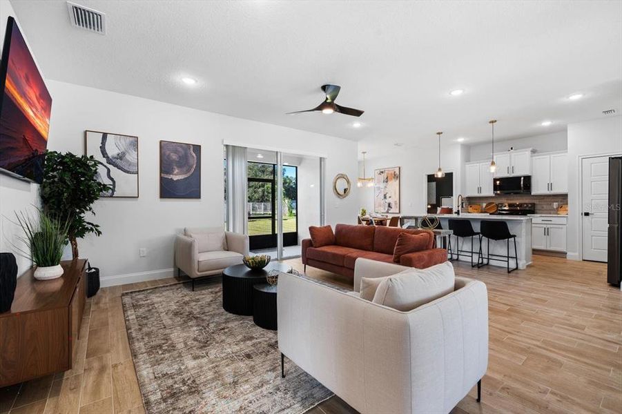 Furnished interior view inside a new home in , Palm Coast (Image 18).